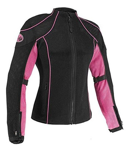 Motociclismo, Joe Rocket Majestic Chamarra Para Mujer (rosa-