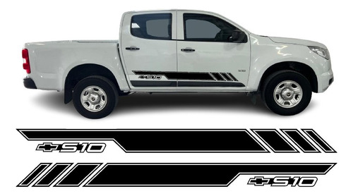 Sticker Calcomania Chevrolet S-10 Franjas Laterales