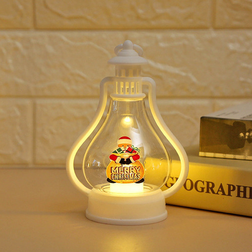 4 Piezas Linterna Led Portátil Para Decoración De Navidad