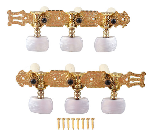 Teclas De Afinación De Cuerdas Para Guitarra Clásica, 2 Piez