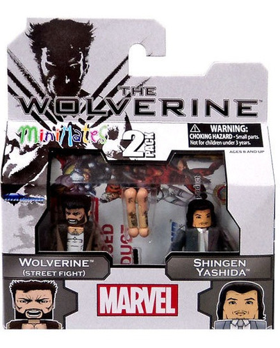 Minimates Series 52 Wolverine [pelea Callejera] Y Shingen