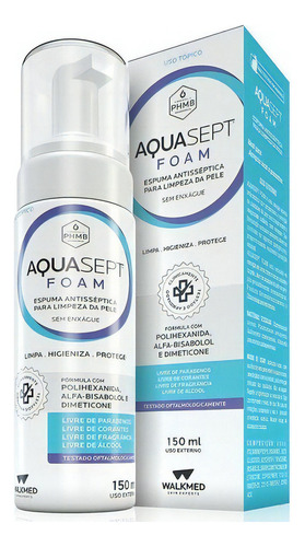 Aquasept Foam Con Polihexanida 150ml - Walkmed