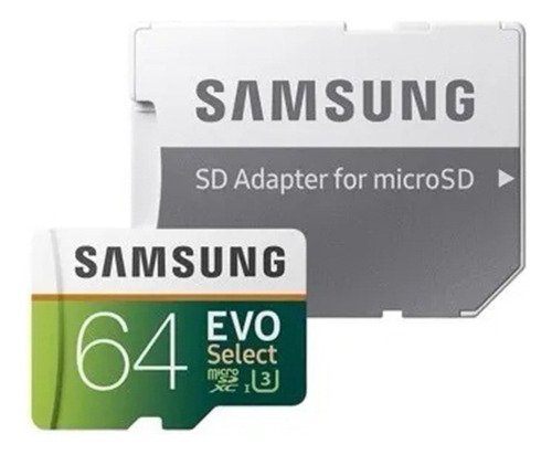 Samsung Micro Sd 64gb Evo Select U3 4k C10 Original