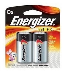 Batería Pilas C2 Energizer Alcalina 1.5v
