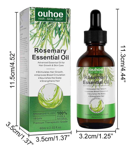 Esencia De Aceite Para El Cabello De Romero,aceite Esencial