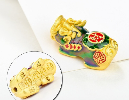 Feng Shui - Pulsera De Obsidiana Negra Pi Xiu - Cai Cai