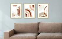 Comprar Cuadros Decorativos X3 Nórdicos Modernos 42x32 Marco Madera