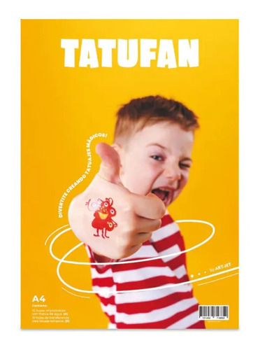 Tatufan - Papel Para Tatuajes Temporales Para Inkjet A4