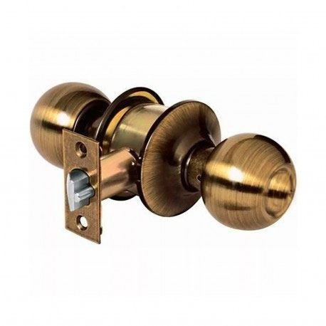 Cerradura Pomo Ply Bronce Ant Sistema Llave Hermex Bal-la-ep