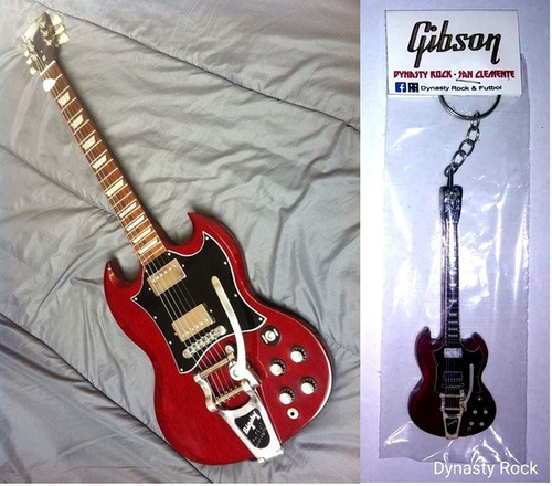 Llavero Guitarra Gibson Sg Bigsby