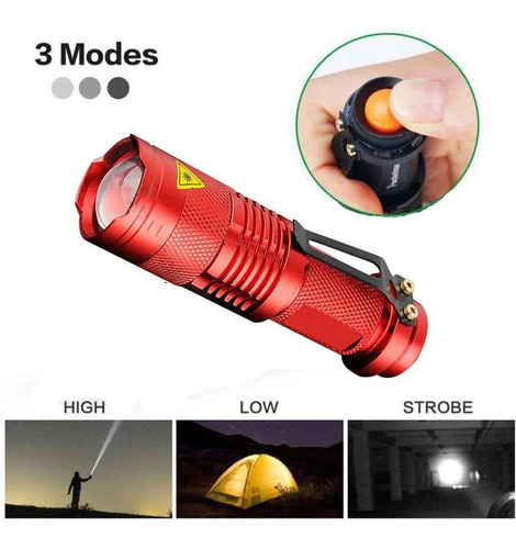 Lamparas Led Con Contra El Agua, Mxrci-003, 3 Pzs, Rojo, 200