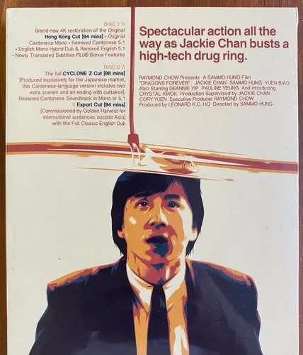 Bluray Steelbook Dragões Para Sempre - Jackie Chan - Lacrado