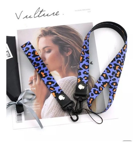 Pack Lanyard Animal Print, Porta Credencial + Llavero