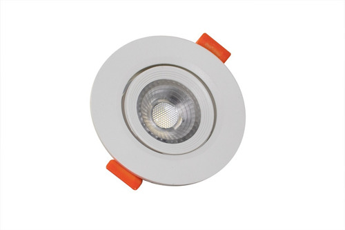 Empotrado Spot Led 4w Luz Blanca Fría O Cálida Pqte 10 Pzs Color Blanco