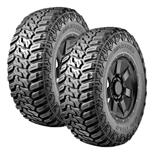 Paquete De 2 Llantas 185r14 Maxtrek Mud Trac 8c De Carga