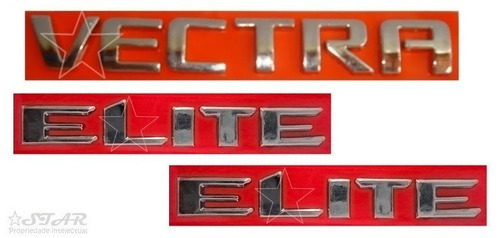 Emblema Vectra + Laterais Elite - 2010 À 2011