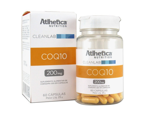 Coq10 200mg 60 Caps - Coenzima - Atlhetica Nutrition