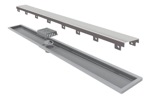 Linear Elleve - Ralo Linear Royal - Tampa Inox 90cm