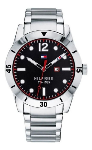 Reloj Tommy Hilfiger Hombre De Acero Fondo Negro 1791440