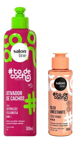 Salon Line Oleo Puro Coco + Activador Definición Y Volumen