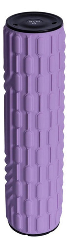Rolo Massagem Eletrônico Vibratório Reduz Dor Muscular R33-r Roxo Acte Sports