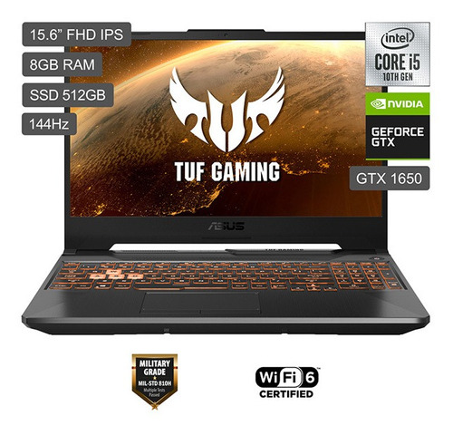 Laptop Gaming Asus 15  Fhd Ips Intel Core I5 512gb Ssd 8gb