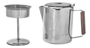 Cafetera Acero Inoxidable 9 Tazas Coghlan's, Plata