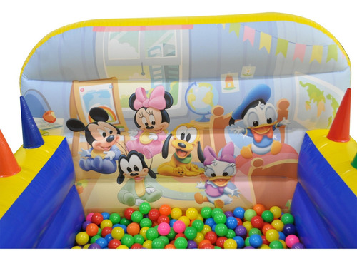 Piscina De Bolinhas Baby Disney Com Motor Soprador