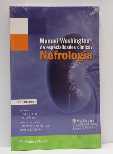 Libro Manual Washington De Especialidades Clinicas Nefrologi