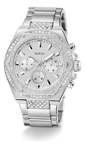 Reloj Guess Plateado Fury Hombre