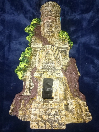 Adorno Acuario Resina Templo De Buda Envio Incluido