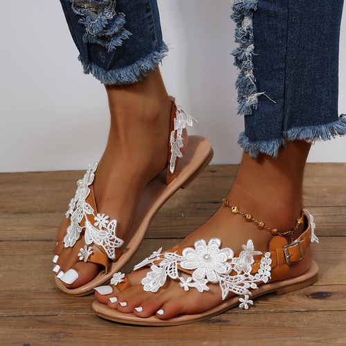 Zapatos Planos, Cómodas, Creativas, Romanas, De Verano Para