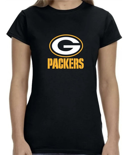 Playera Para Dama Packers De Green Bay Logo 