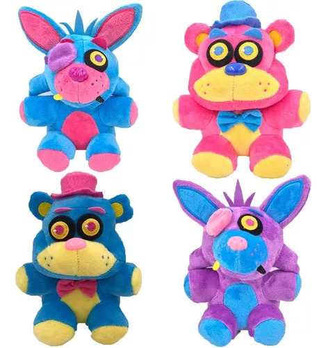 Figura De Juego Fnaf Sundrop De Peluche De 4 Piezas Con Form