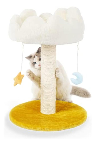~? Happi N Pets Cloud Cat Scratching Post Con Cama, Árbol Pa