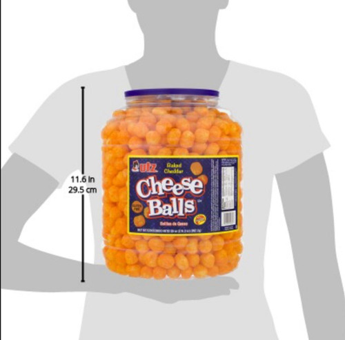 Bolas De Queso Cheddar Horneado Utz, Lib - kg a $79