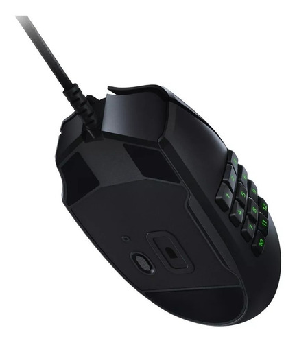 Mouse gamer de juego Razer Naga Trinity negro