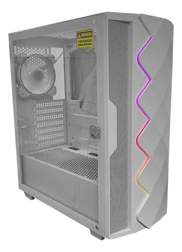 Gabinete Gamer Gamemax Precision, Full Tower, ARGB, ATX, Lateral em Vidro  Temperado, 4x Cooler Fan RGB, Branco - Precision W - Escorrega o Preço