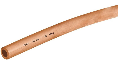 Tubo De Cobre Flexible 1/4' Rollo De 15 Metros 48155