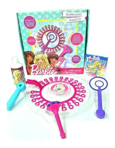 Barbie Burbujero Magico Bubble Lab Grande 