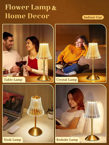 Lámpara De Escritorio Con Sensor Led Táctil, Luz Nocturna De