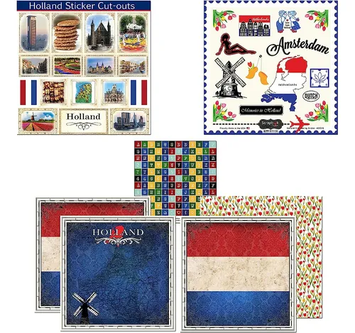 comprar Scrapbook Customs Theme Paper And Stickers Scrapbook Kit, Ho