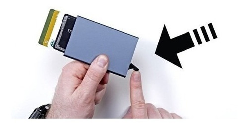 Imagen 2 de 7 de Holder Tarjeta De Credito Con Clip Billetes Credit Card