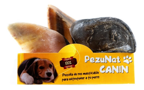 Pezuña De Res Masticable Perros Premios Juguete Carnaza 5 Pz