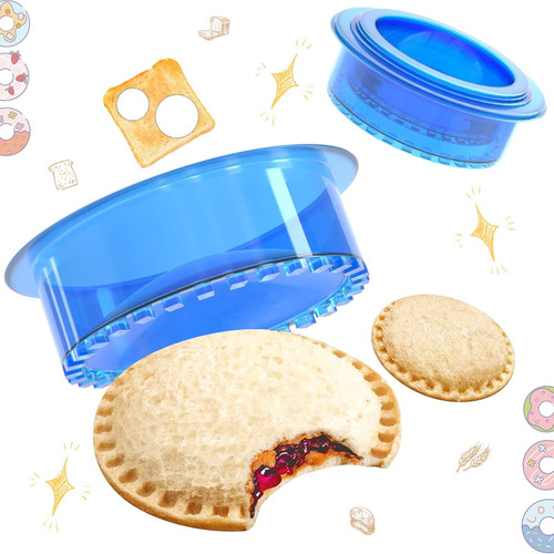 Darsun Uncrustable Sandwich Maker Cutter For Kids 2 Set