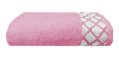 Toalla Medio Baño 100% Algodón Lisboa Elegante Alexa Rosa