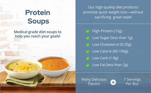 Nutriwise - Crema De Brócoli | 7/caja | Sopa Dietética Salud