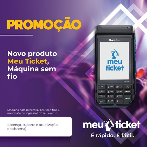 Imagem 3 de 6 de Maquina Ingresso Festa E Bar, Foodtruck, Delivery
