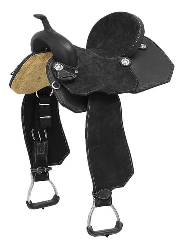 Sela De Tambor E Baliza 15  Preta Boots Horse 31664