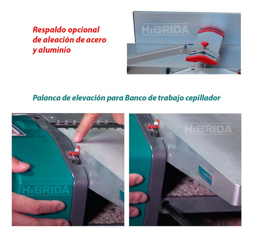 Cepillo De Banco Eléctrico Industrial Total Carpintería